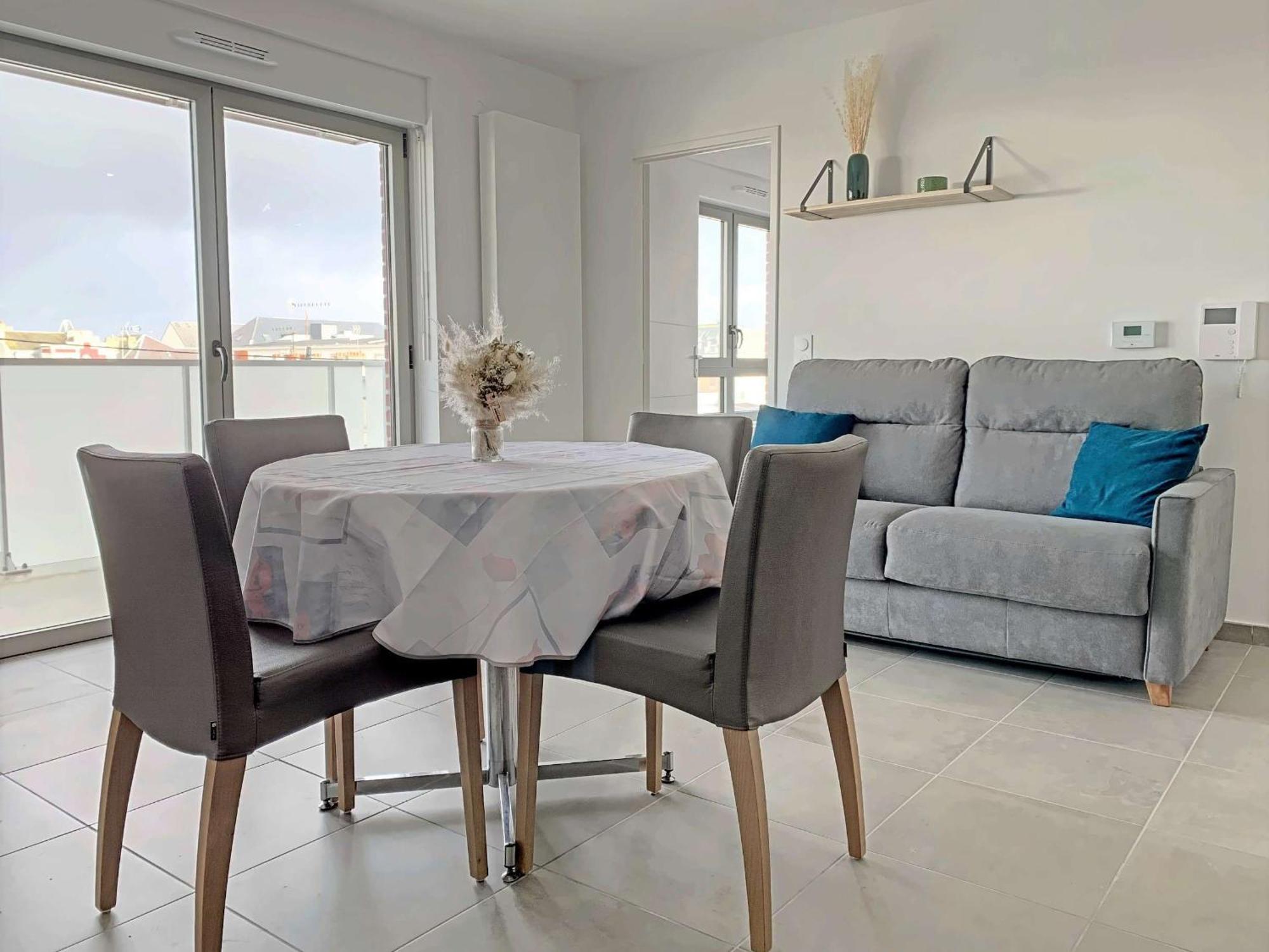 Superbe T2 A Berck-Plage - Balcon, Parking Prive Et Acces Plage - Fr-1-646-36 Kültér fotó
